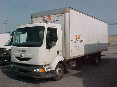 2002 Mack straight truck with 24 box