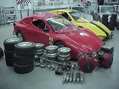 2 Bandoleros, motors, elec. push kart