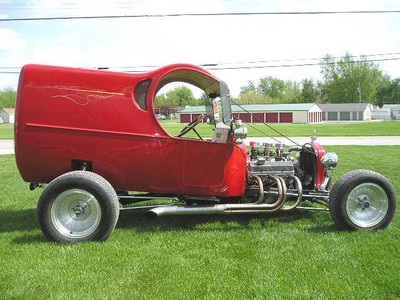 1923 C Cab*327 W/3 Deuces*Fiberglass Bdy