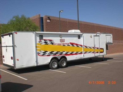 1994 Homemade gooseneck enclosed race tr