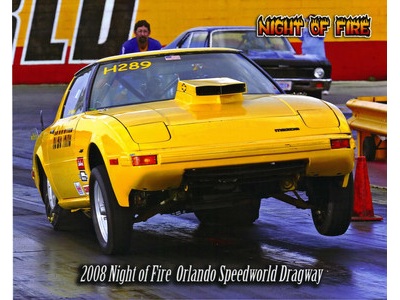 1985 Mazda RX7 Drag Racing Operation