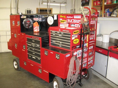 Pit Cart w/Tool Boxes