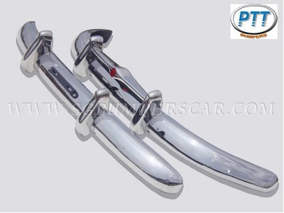 Volvo PV 444 bumper in stainless steel 
