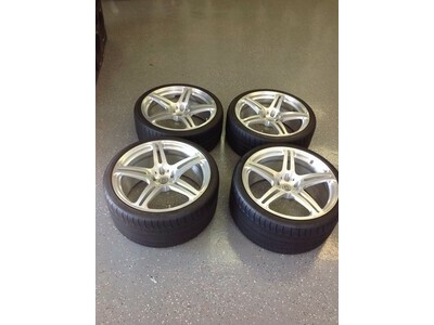 HRE wheels Staggered fitment 20X9 ET9 