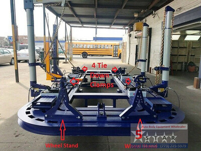 24 FEET 4 TOWERS AUTO BODY FRAME MACHINE