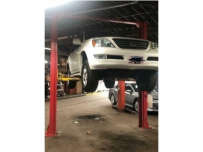 2 Post Overhead 10,000 Lbs Automatic Rel