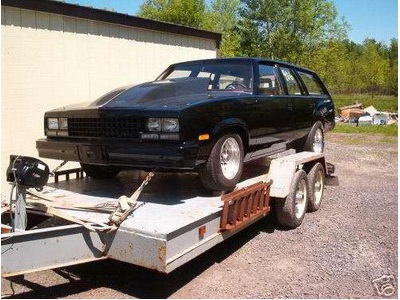 83 grocery getter Malibu, runs 11s,