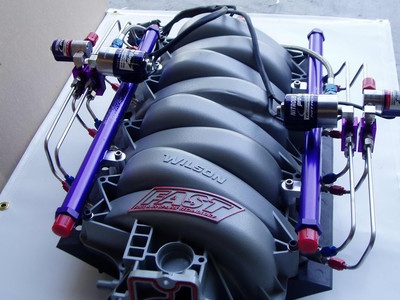 F.A.S.T. LSX manifold plumbed n2o