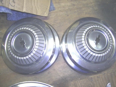 67 Chevy ll hub caps-4 matching
