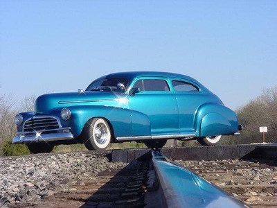 46 chevy 2 dr street rod chop top 