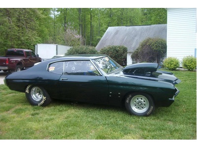 1970 chevelle drag car trailer turn key