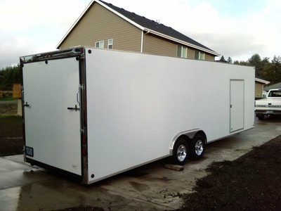 28 Ft. Enclosed Race Car Trailer -Oregon