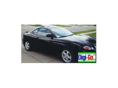 2001 Hyundai Tiburon black