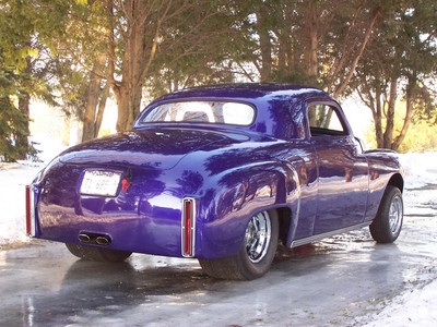 Chopped 49 Ply. Busn. Coupe(Plum Crazy)