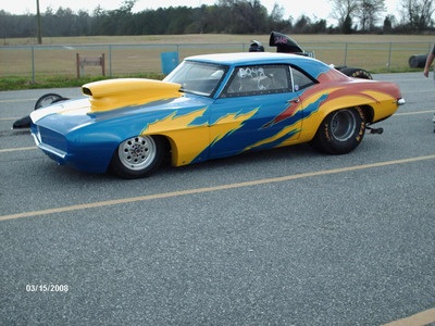 1969 camaro and trailor