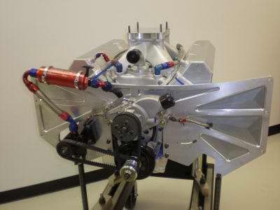 310 cu/in Chevy Small Block race engine