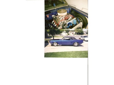 67 mustang drag car