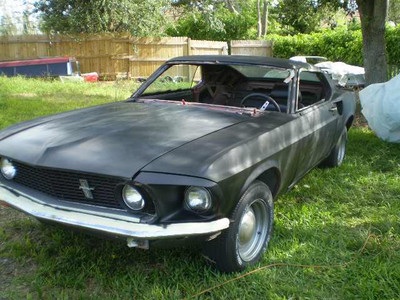 1969 Mustang Mach 1 fastback,  M code