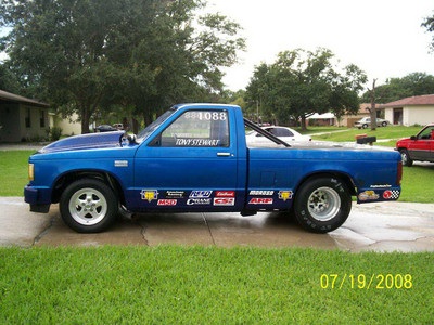 85 Chevy S-10 race truck w/ trailor 