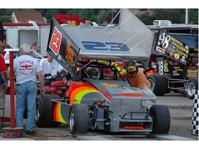 Pavement Sprint Car, Motor, Trailer, Tru