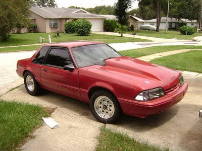 1990 mustang coupe street/strip runs 6s