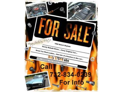 1966 Buick Skylark - Stock V8  $7500. 