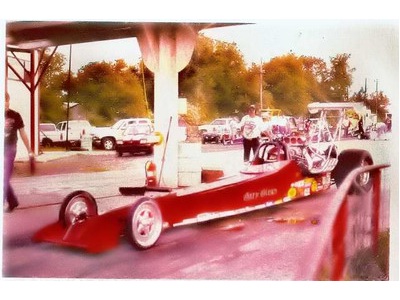 1994 red dragster