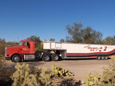 89 Pete and 45 Haulmark Trailer