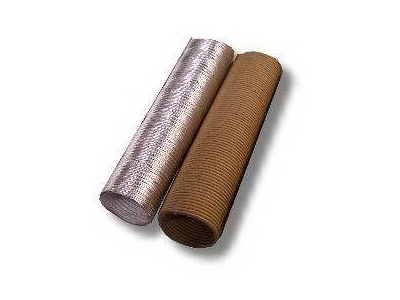 Flexible corrugated heat protection hose