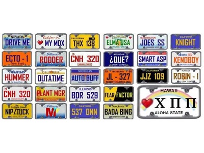 USA State License Plate Replicas