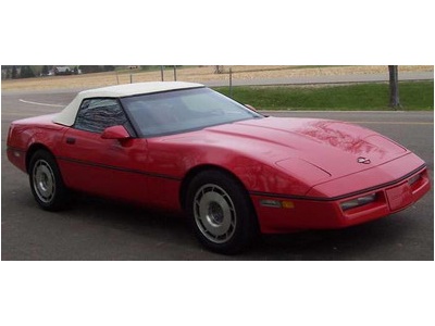 1987 Corvette Red Red Roadster 37K miles