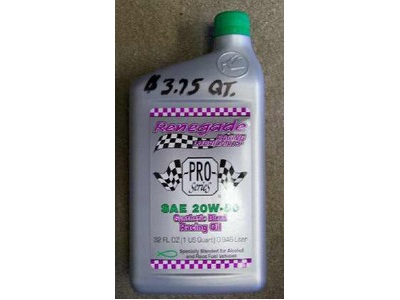 Renegade 20w50 Racing Oil