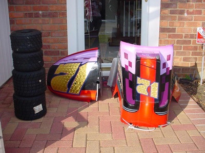 1/2 champ kart for sale w\ trailer