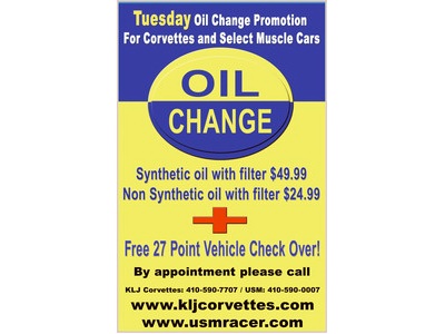 Tuesday Oil Change Promotion-Hanover, MD