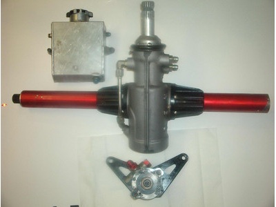 Hilborn, front end, Complete steering 