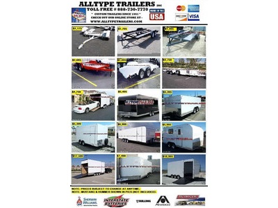 2010 Model Car Tow Toy Hauler Trailer