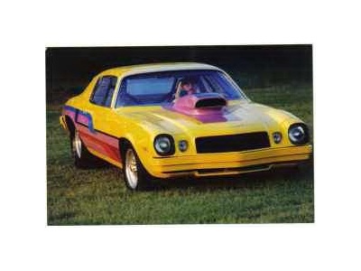 1974 chevy camaro drag car