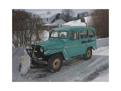 62 Willys Wagon 4x4 with PLOW
