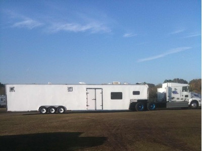 Tractor and Racecar Trailer