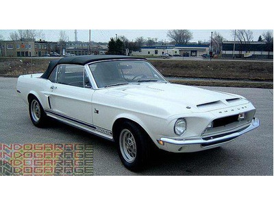 1968 GT 500 KR White Convertible