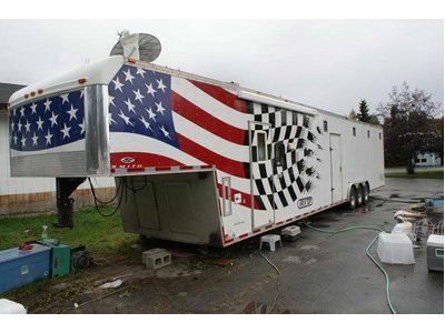Race Trailer w/Living Quarters - $25950
