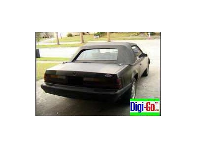 1985 Ford Mustang black
