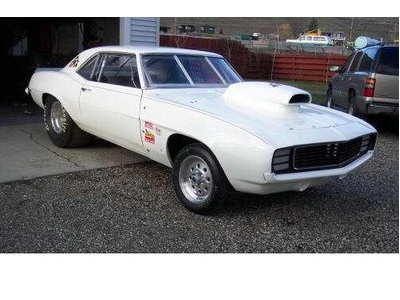 1969 CAMARO RS SS DRAG RACE BRACKET PRO 