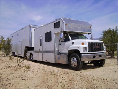 2000gmc&2003atc44 stacker trailer