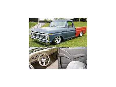 1976 F100 with Airride /Motorcycle Trade