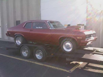 1973 nova ss w/ trailer