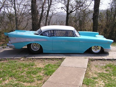 1957 Chevrolet Turquoise All Fiberglass