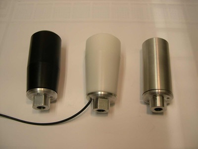 Gear knob strain gauged with amplifier