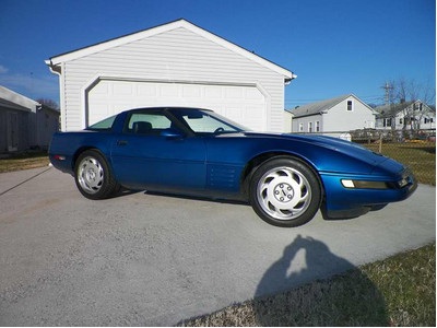 1991 Chevy Corvette LT1 Quasar Blue 
