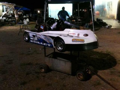 2008 Millenium V2 Racing Kart with stand